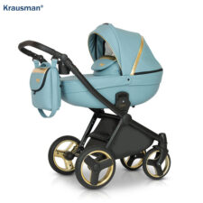 Krausman – Carucior 3 in 1 Prime Mirage Blue Gold