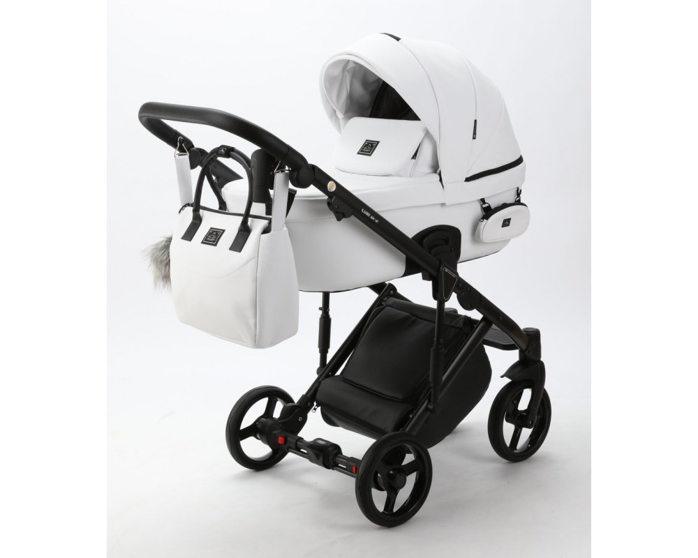 CARUCIOR 3 IN 1 LUMI AIR ADAMEX DELUXE WHITE LEATHER SA1