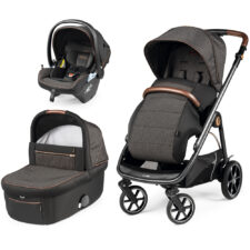 Carucior 3 in 1 Peg Perego Veloce Lounge 0 – 22 kg 500 Negru/Gri