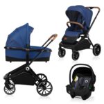 Carucior 3 in 1, Lionelo, Mika Albastru